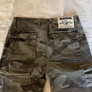 True Religion camo cargo pants